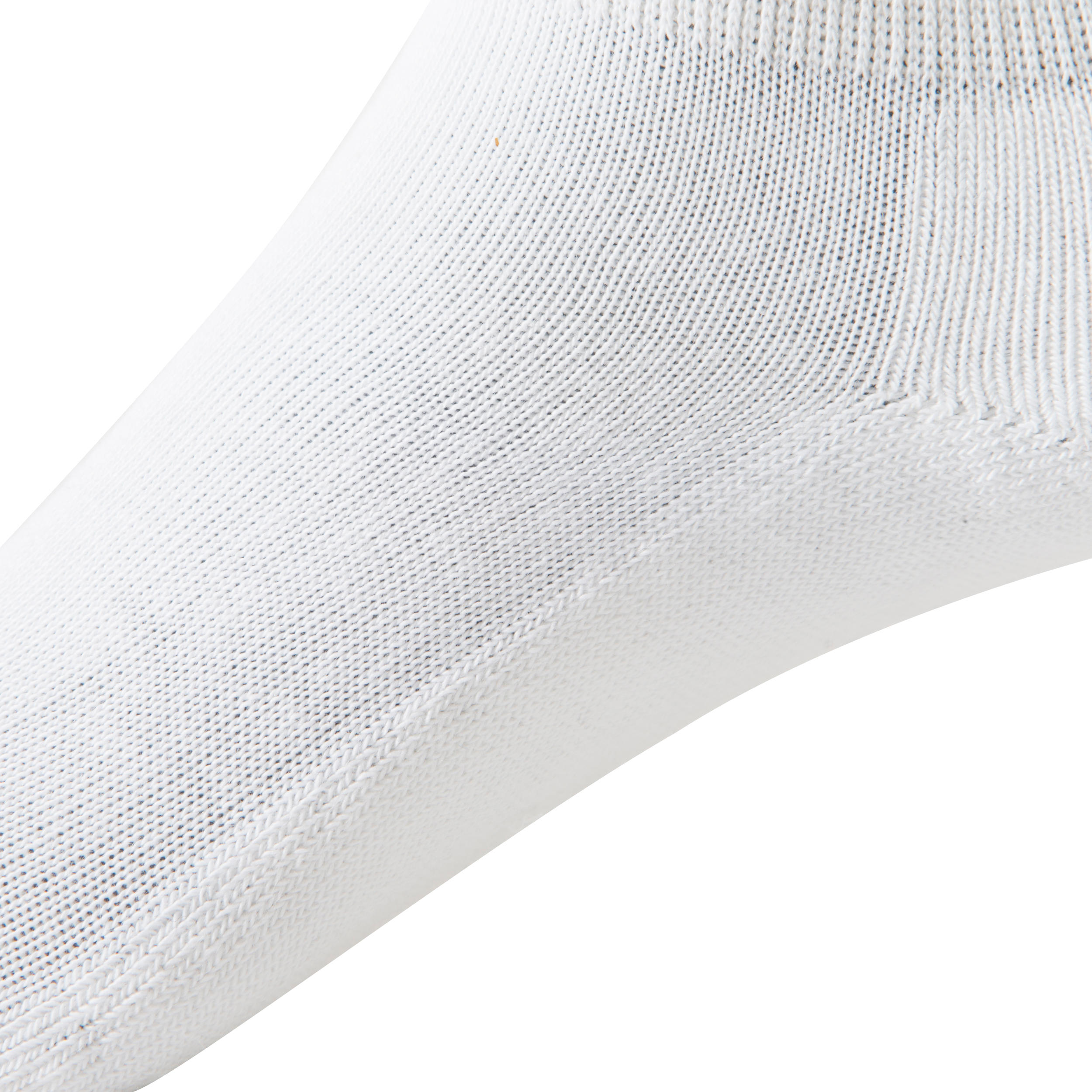 RS100 Junior Mid-Length Sports Socks 3-Pack - White 10/10