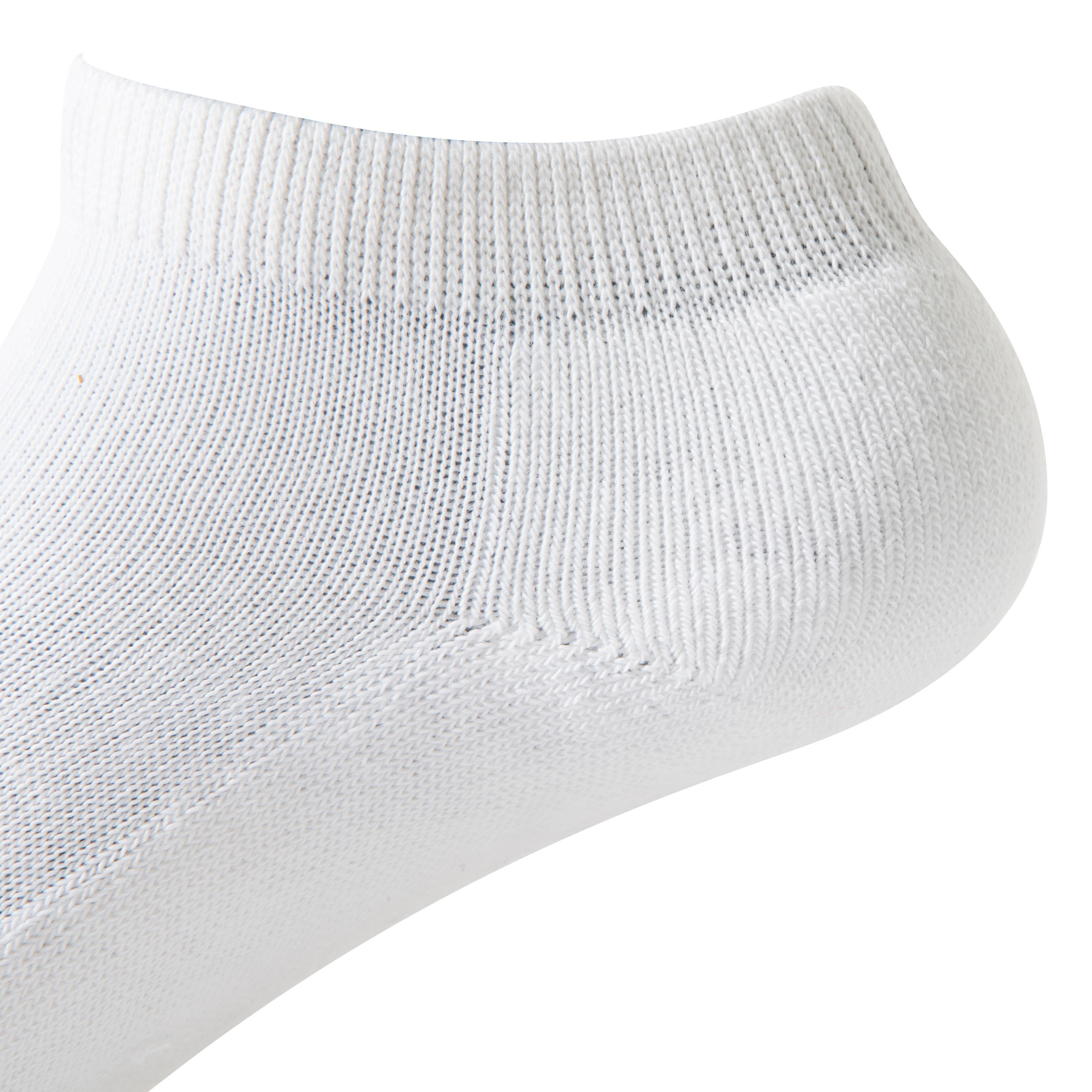 RS100 Junior Mid-Length Sports Socks 3-Pack - White 8/10