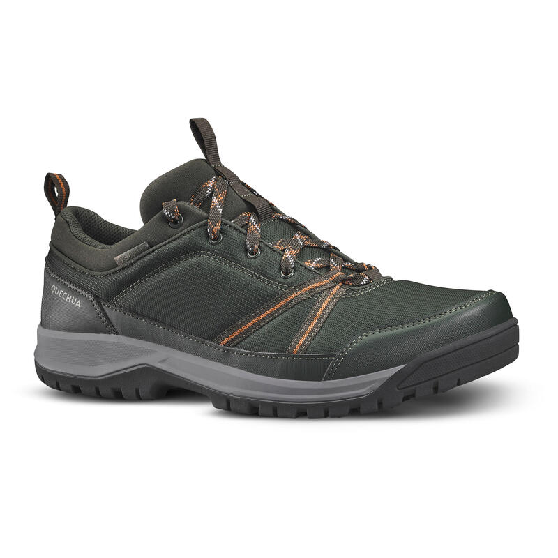 Men's waterproof walking shoes - NH150 - Khaki