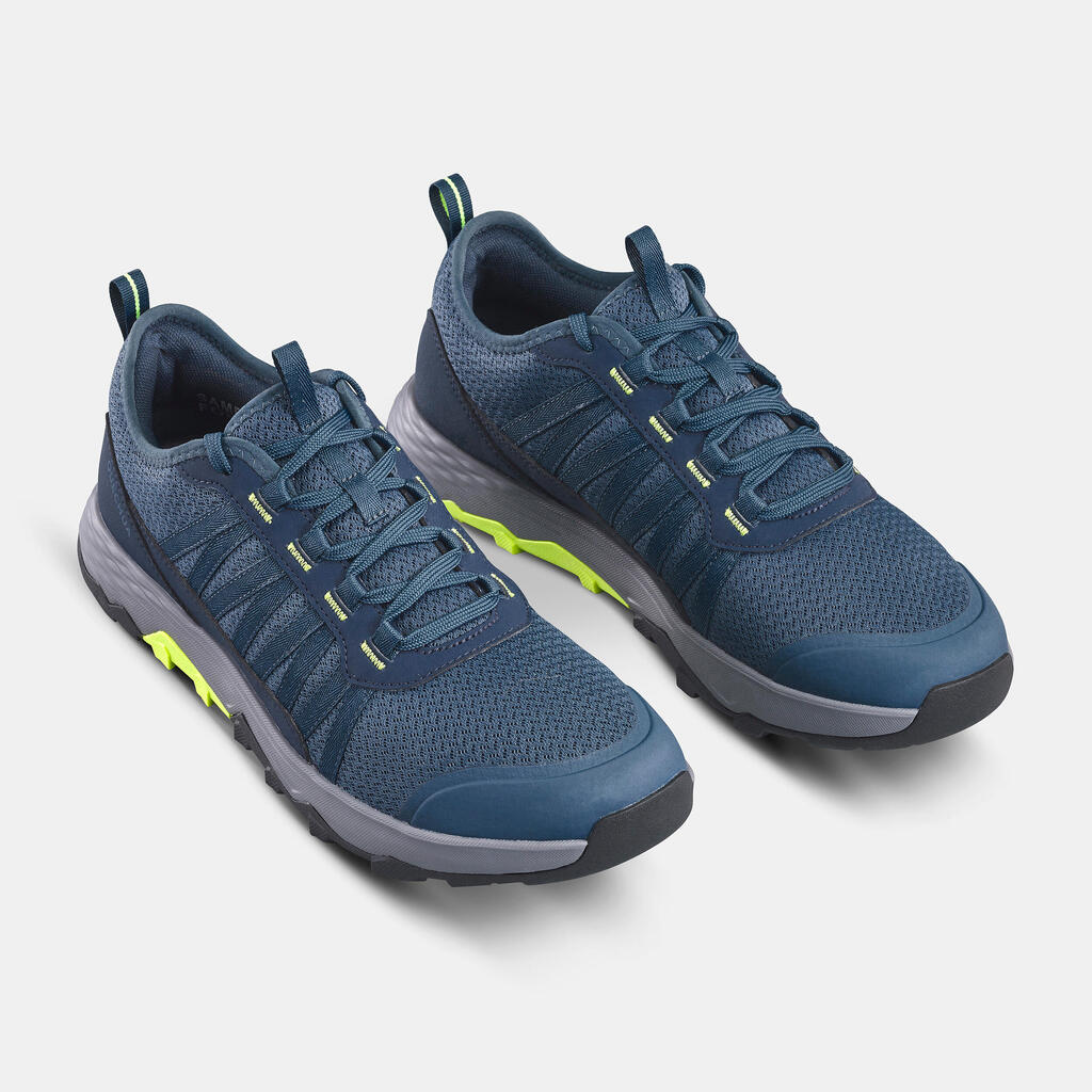 Tenis de senderismo fresh para hombre Quechua NH500 azul