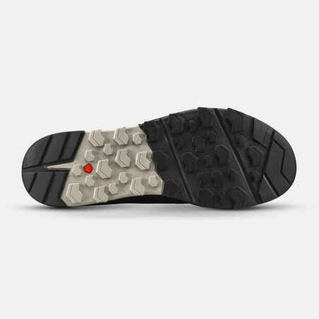 حذاء للتنزه جيد التهوية للرجال - Escape 500 Fresh أسود