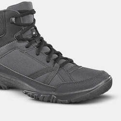 Men's walking boots - NH100 mid - Black
