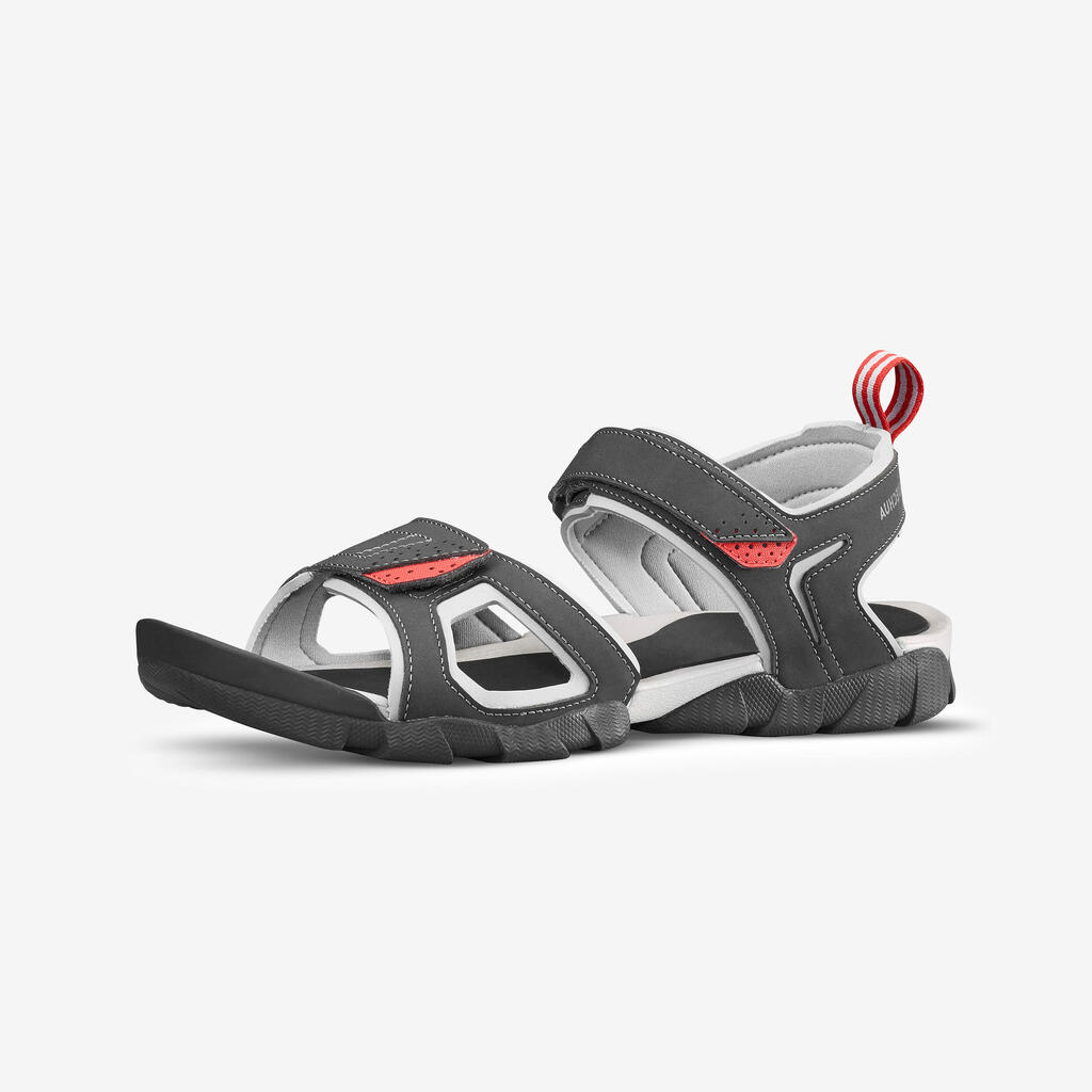 Men's walking sandals - NH100 - Grey