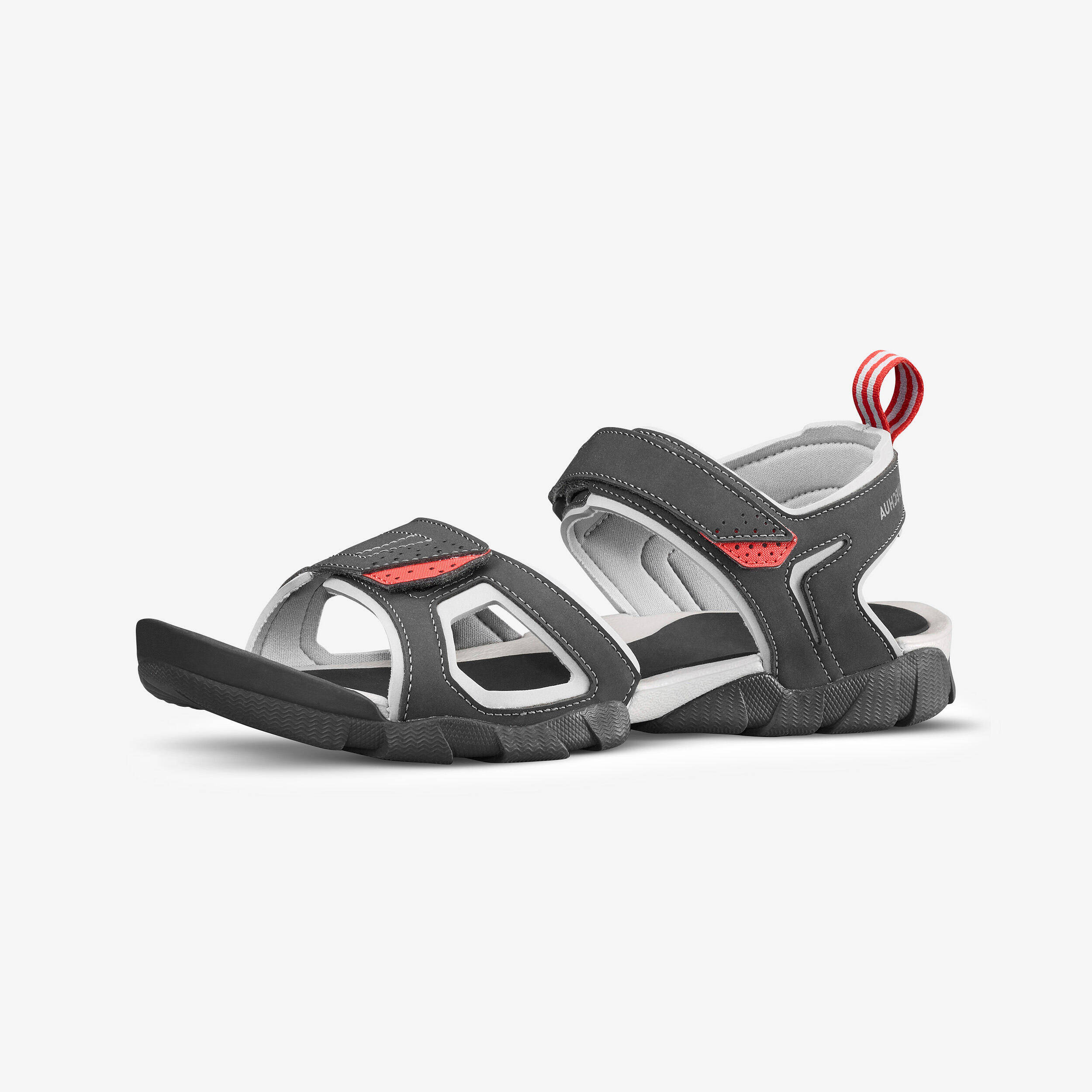 Men Sports Sandals with Perforated Insole Grey - NH100 -  1