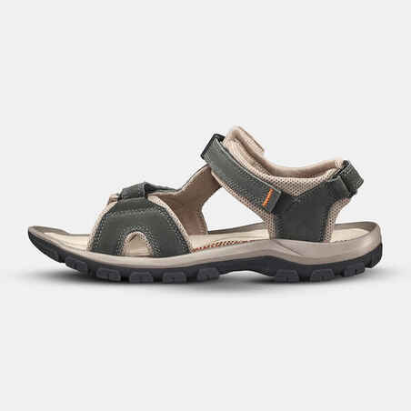 Men's Leather Hiking Sandals NH500