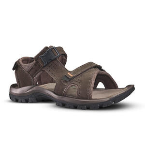 Sandalias de montaña y trekking de piel Hombre Quechua NH120
