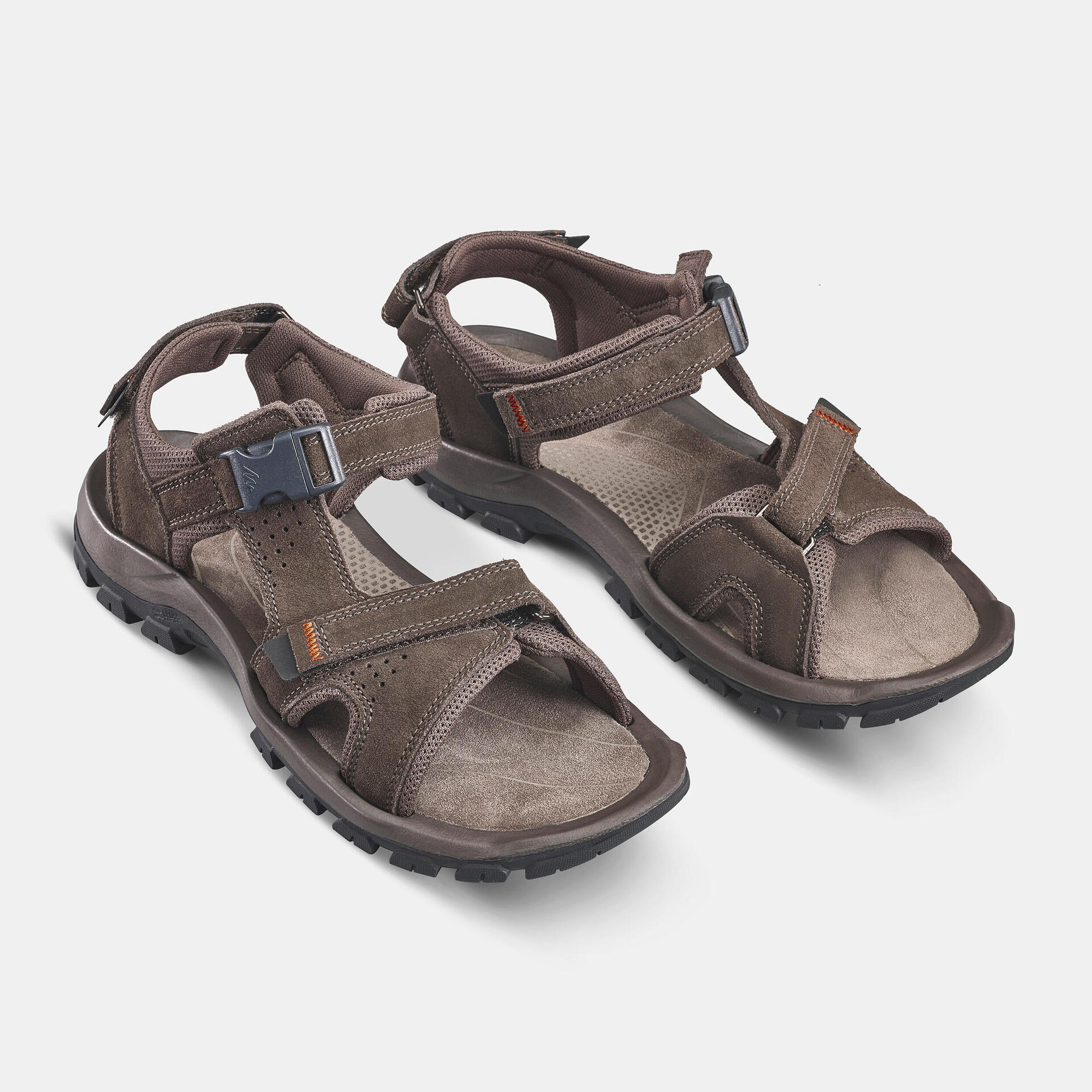 Sandal leo núi nam bằng da - NH500 nâu