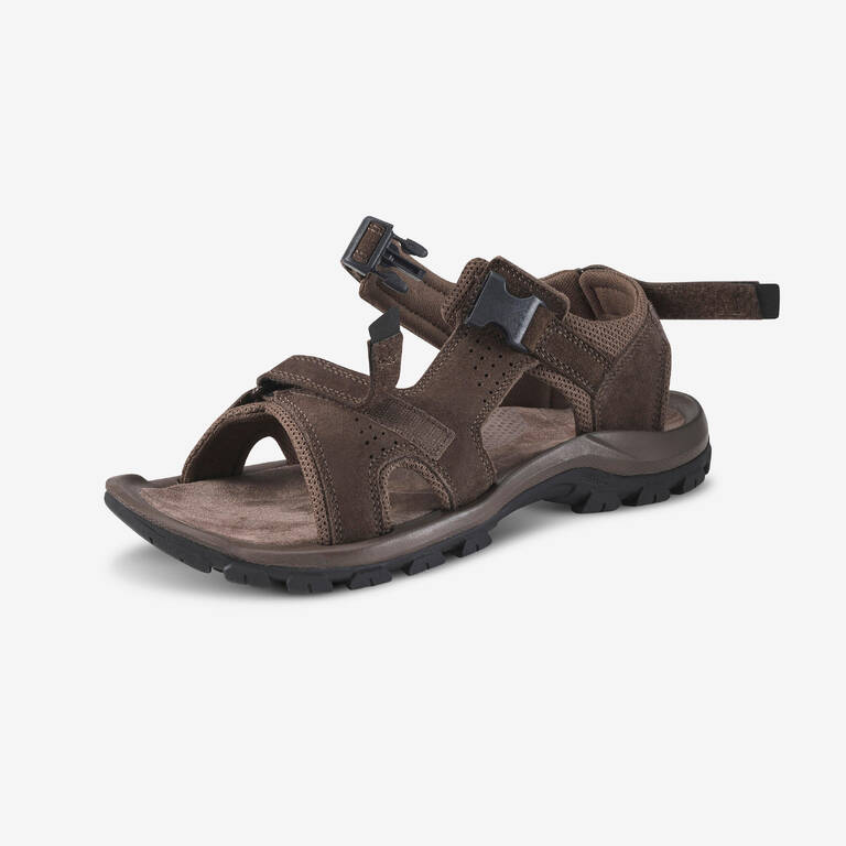 Men's Leather Hiking Sandals NH120 Decathlon