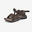 Sandálias de caminhada de couro - NH500 - Homem Castanho