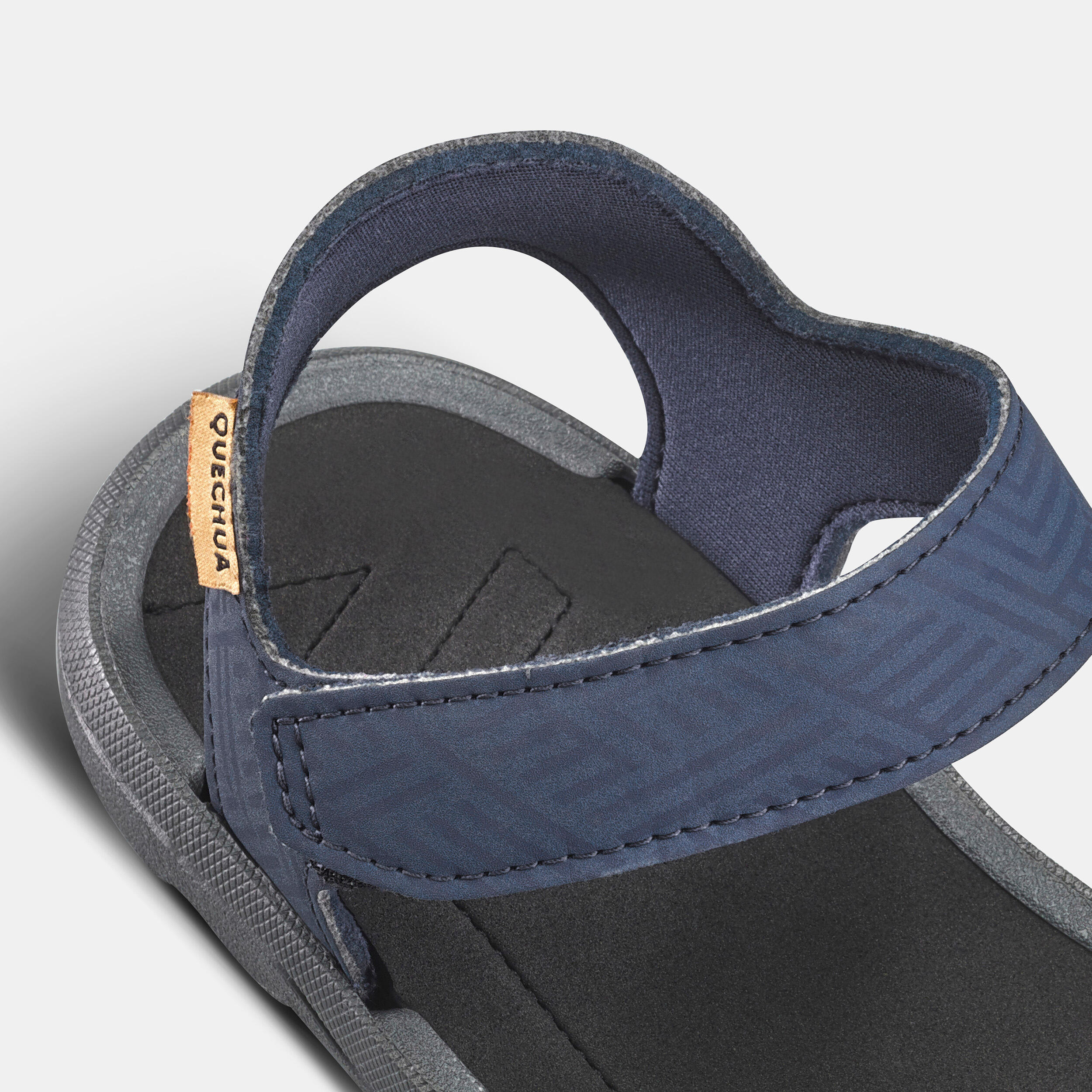 Women Sports Sandals with Velcro Black - NH50