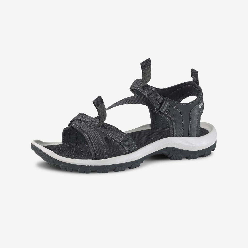 Women's walking sandals - NH110 - Black