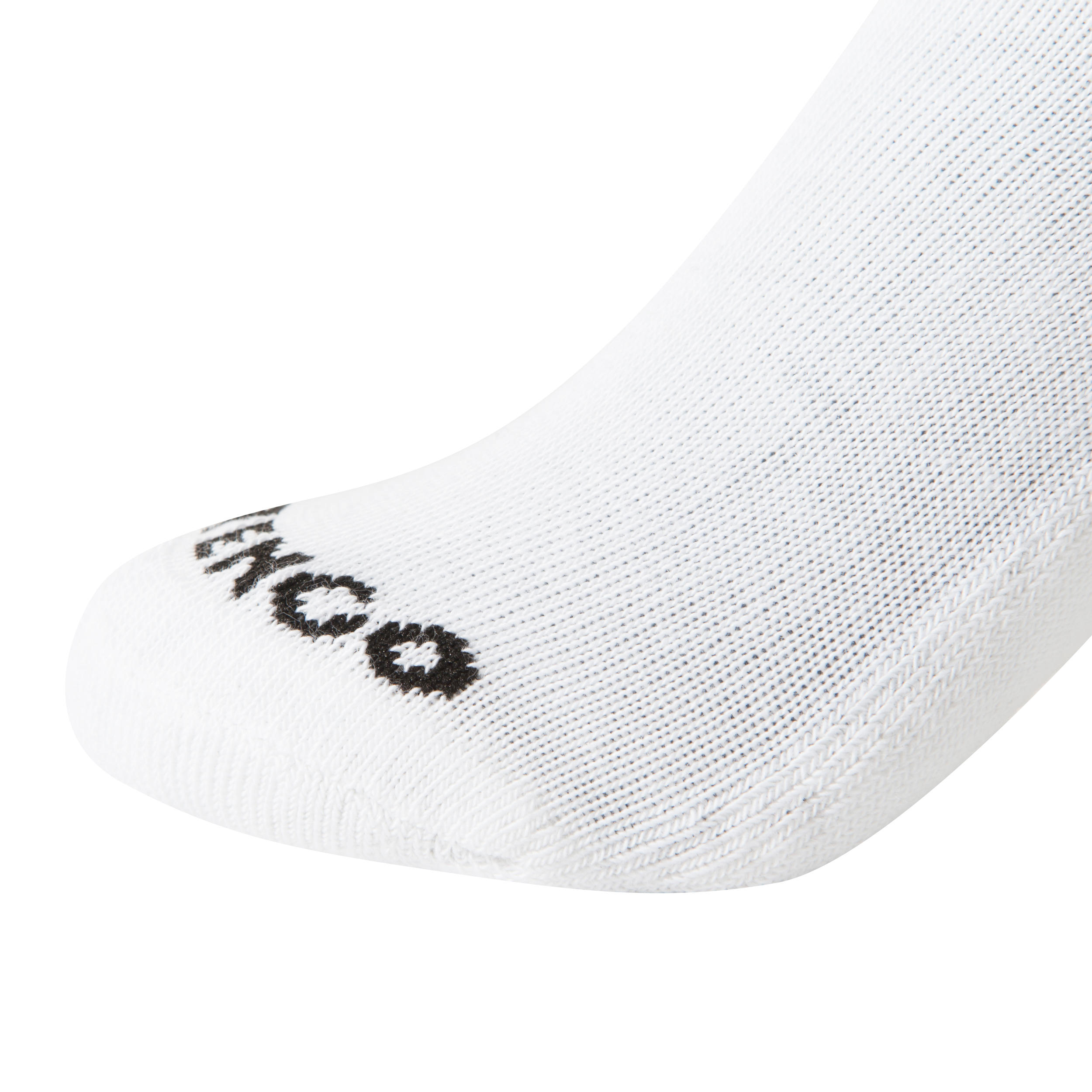 RS100 Junior Mid-Length Sports Socks 3-Pack - White 9/10