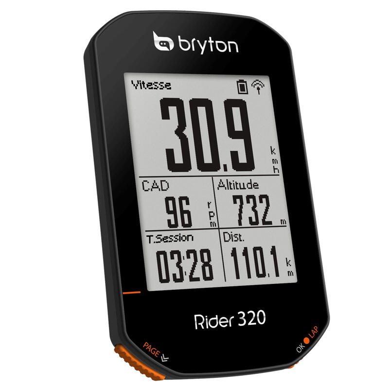 CICLÓMETRO GPS BICICLETA BRYTON RIDER 320 E