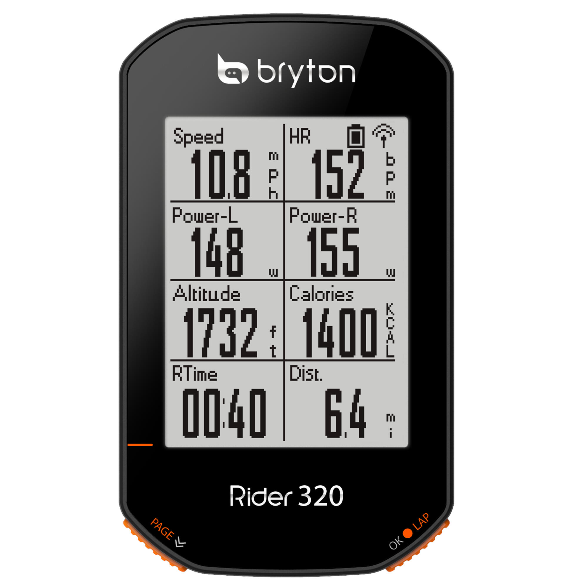 GPS Cyclometer Bryton Rider 320 E 2/4