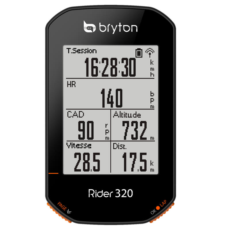 CICLÓMETRO GPS BICICLETA BRYTON RIDER 320 E