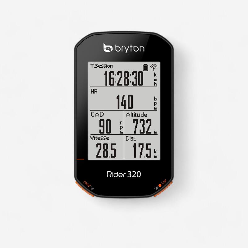 COMPTEUR VELO GPS BRYTON RIDER 320 E