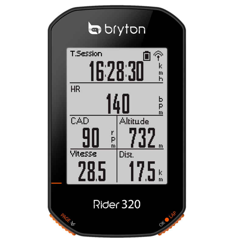 GPS-Fahrradcomputer Bryton Rider 320 E  Media 1