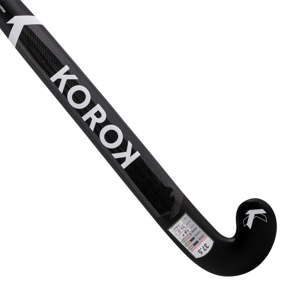 Adult Advanced 50% Carbon Low Bow Indoor Hockey Stick FH950 - Black/White