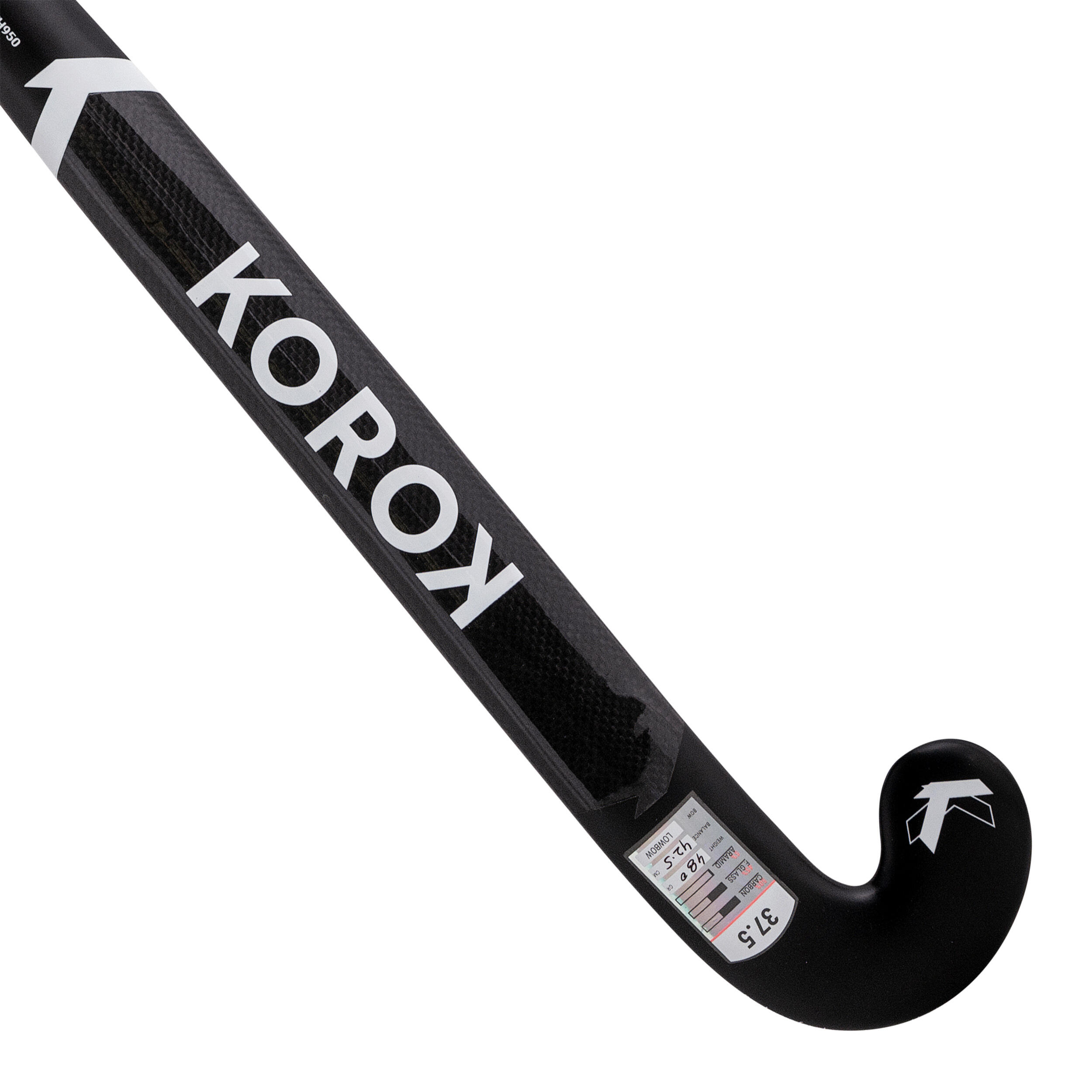 Adult Advanced 50% Carbon Low Bow Indoor Hockey Stick FH950 - Black/White 2/10