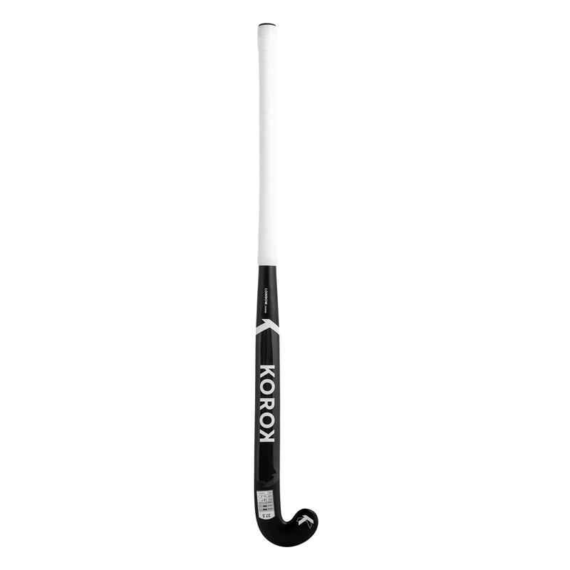 Stick de hockey en salle adulte expert low bow 50% carbone FH950 noir blanc