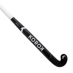 Zaalhockeystick voor expert volwassenen low bow 50% carbon FH950 zwart wit