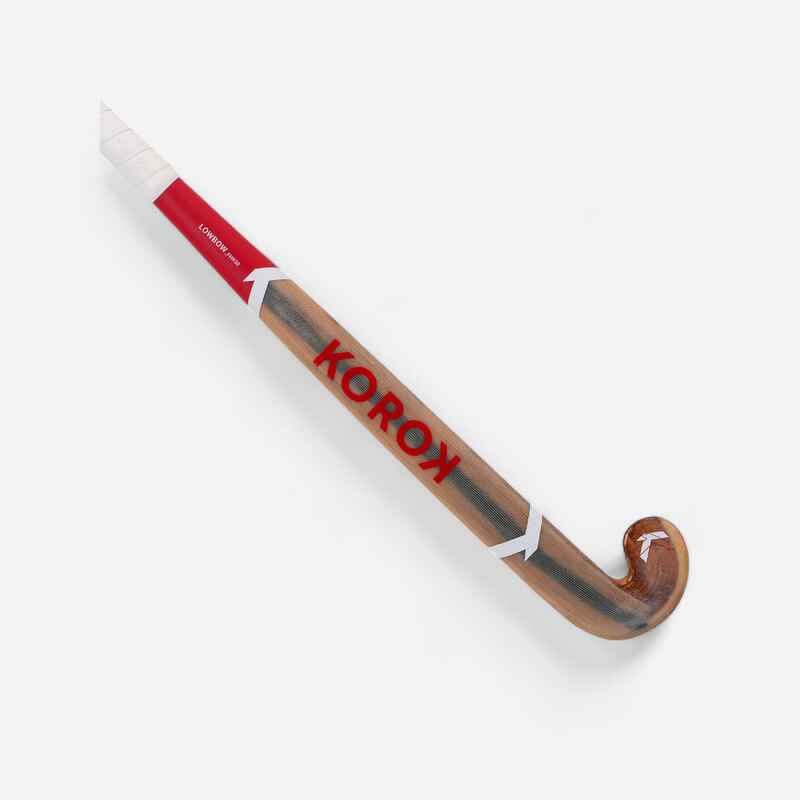 Hallenhockeyschläger FH930W Experten Holz/30 % Carbon LB Damen/Herren braun/rot