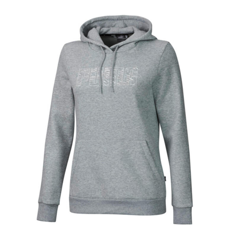 SUDADERA PUMA GRAPHIC GRIS MUJER