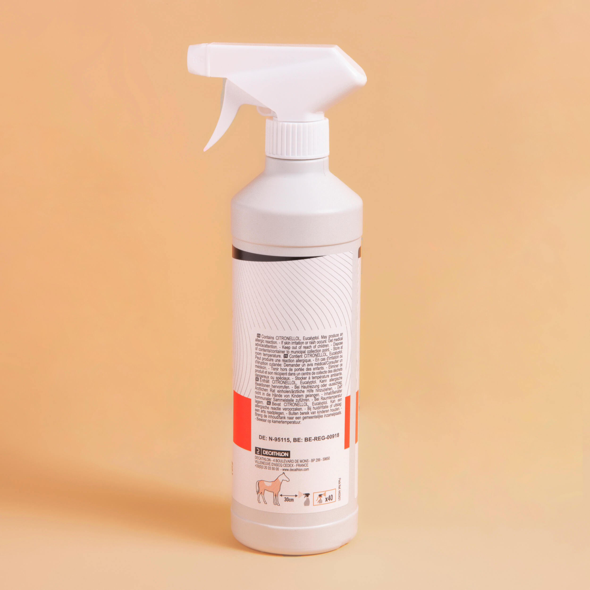 Spray Insectes Cheval CONTRO 2500 Ml - Répulsif Mouches, Moustiques, Freins - Fabriqué En Allemagne