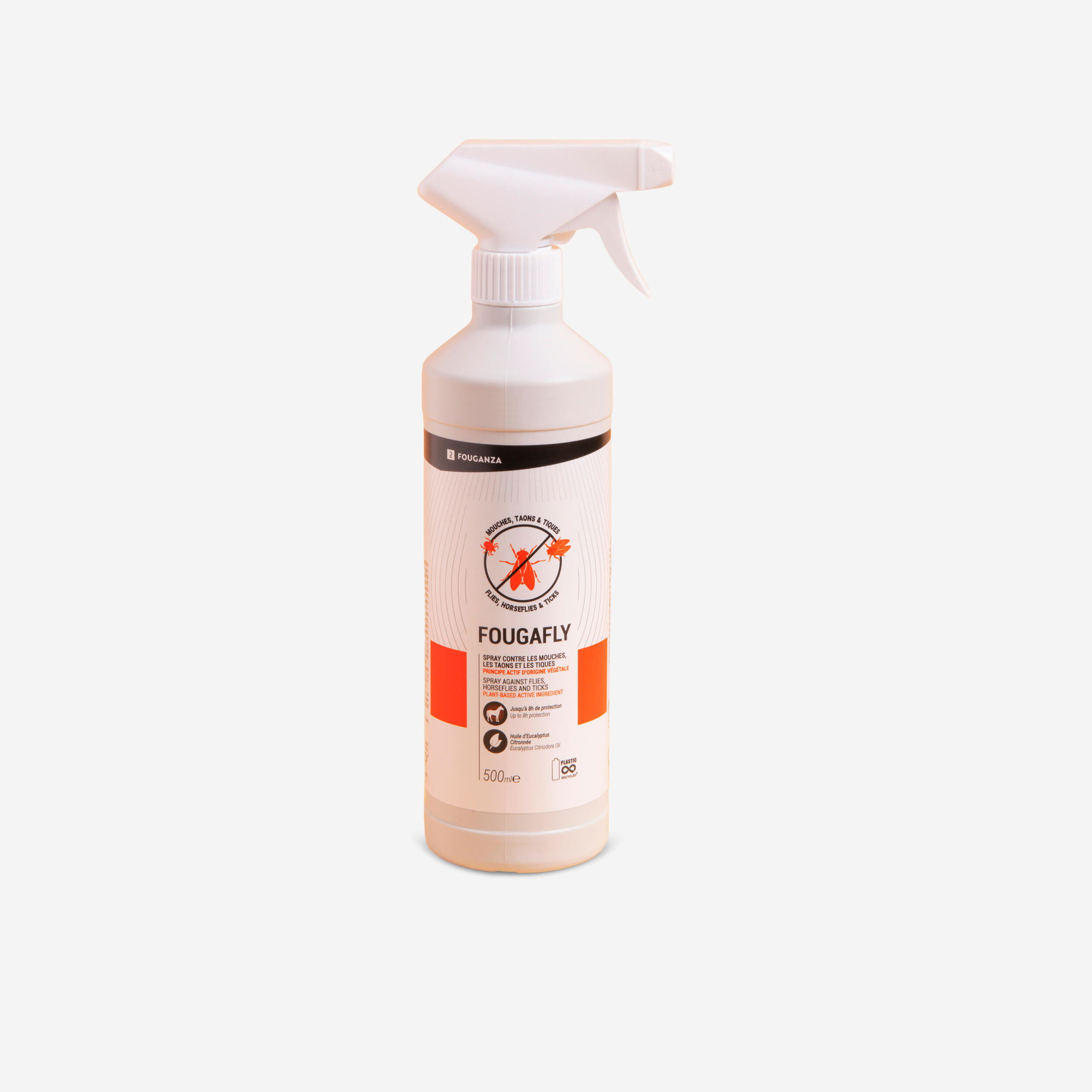 Répulsif anti-insecte équitation spray cheval et poney - fougafly 500 ml