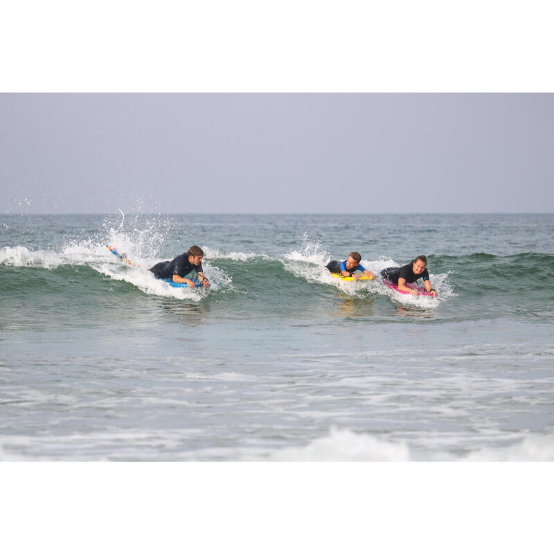 Bodyboard 100 bleu avec leash poignet