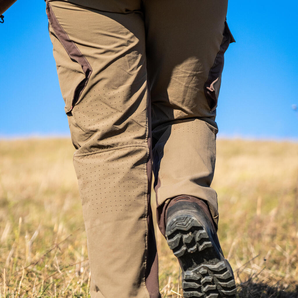 Jagdhose DAMEN 500 leicht, atmungsaktiv braun