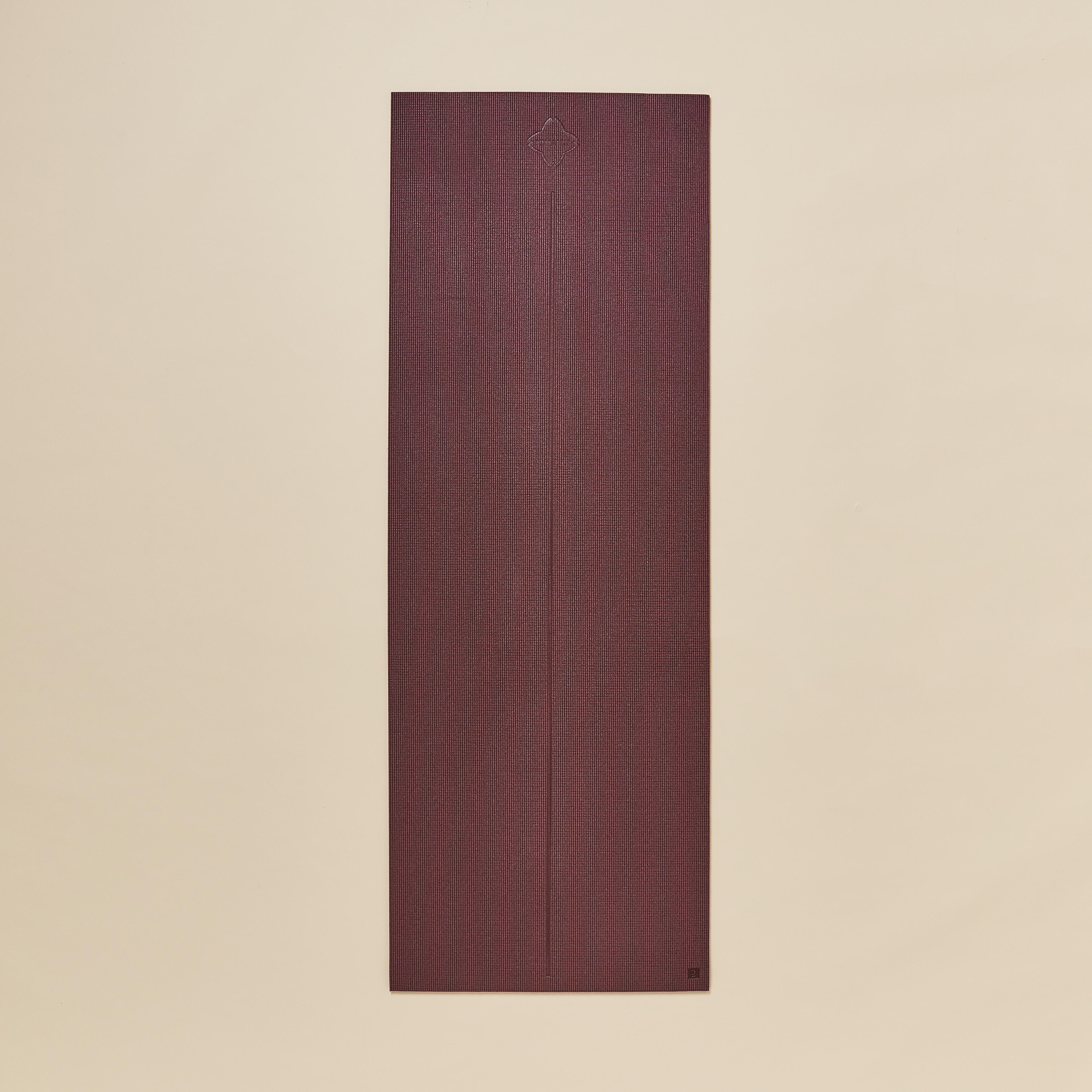 SOFT COMFORT YOGA MAT 173CM X 61CM X8 MM BURGUNDY