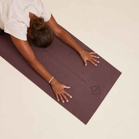 Gentle Yoga Mat (8mm) Burgundy - Kimjaly