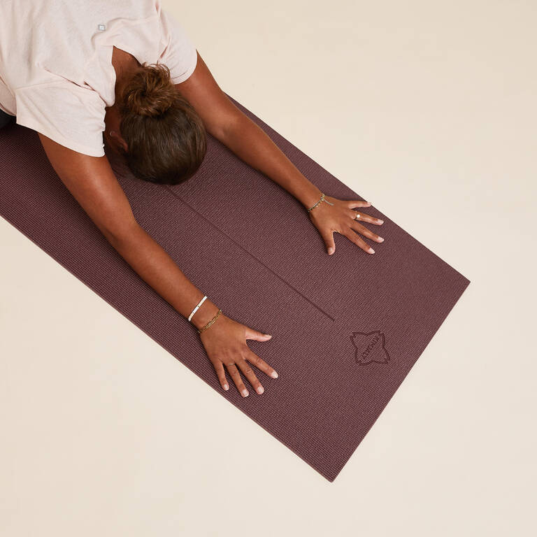 Matras Yoga Ringan 8 mm - Burgundy