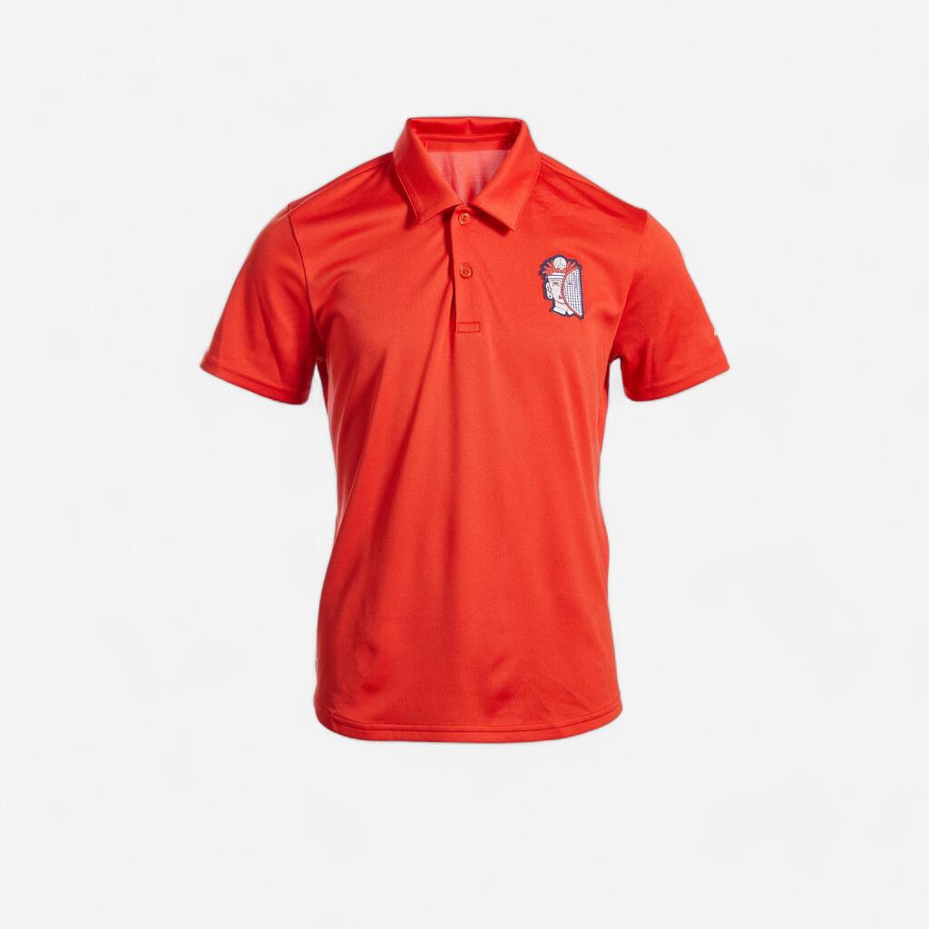 Tennis Poloshirt Kinder TPO 100 rot