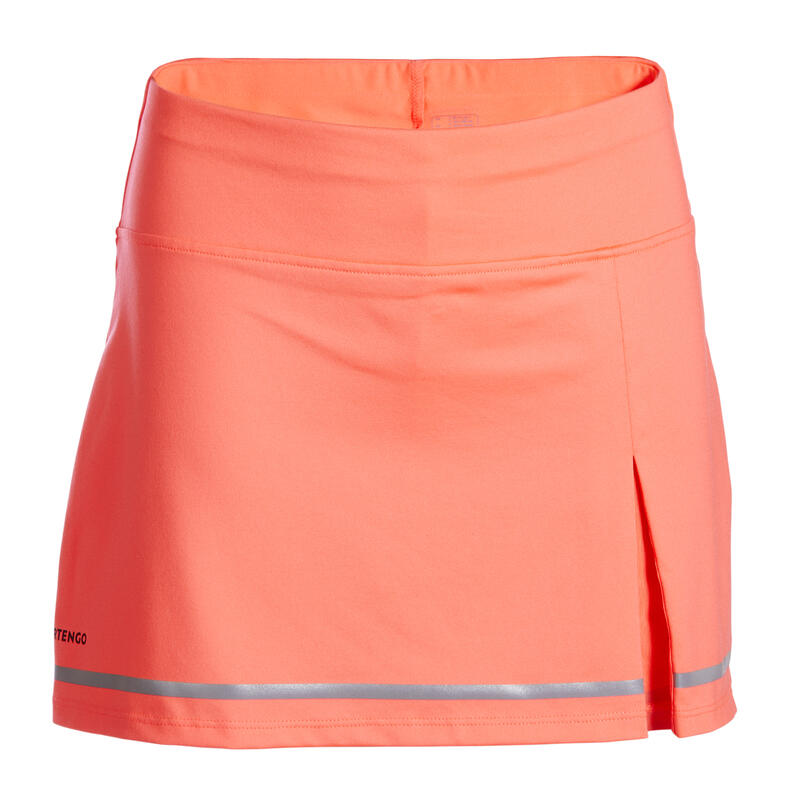 Girls' Tennis Skirt TSK900 - Coral
