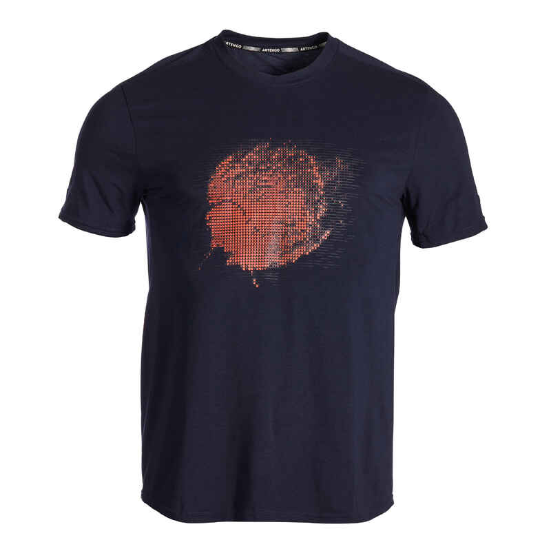 Men's Tennis T-Shirt Soft - Navy