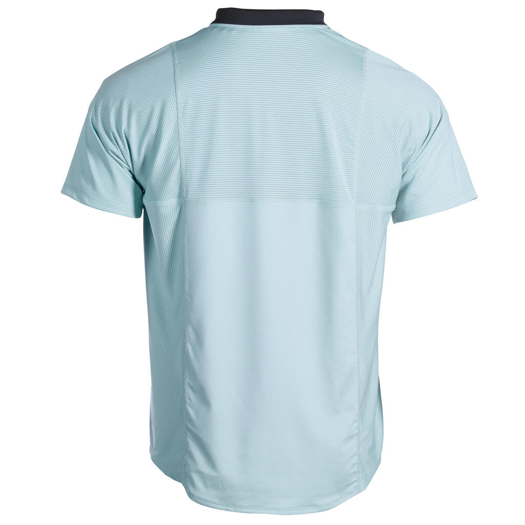 Polo tennis manches courtes Homme - Artengo DRY Blanc