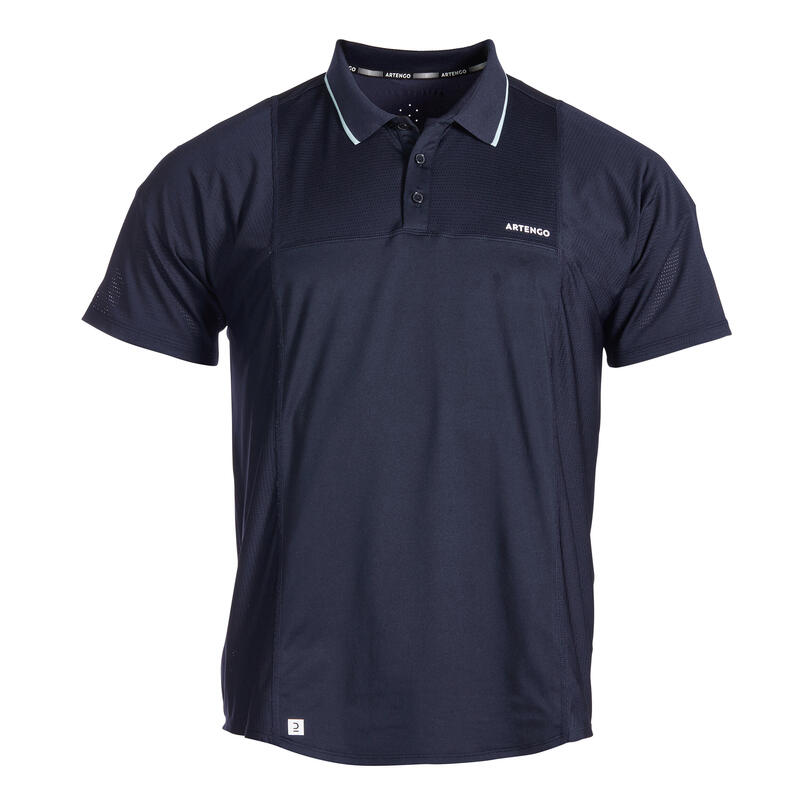 Erkek Kısa Kollu Polo Tenis Tişörtü - Beyaz - Artengo DRY