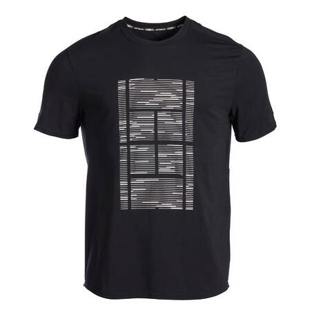 Men's Tennis T-Shirt Soft - Black