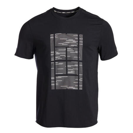 T-shirt för tennis TTS Soft herr svart 