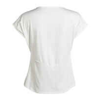 Damen Tennis T-Shirt - Dry Soft 500 cremeweiss