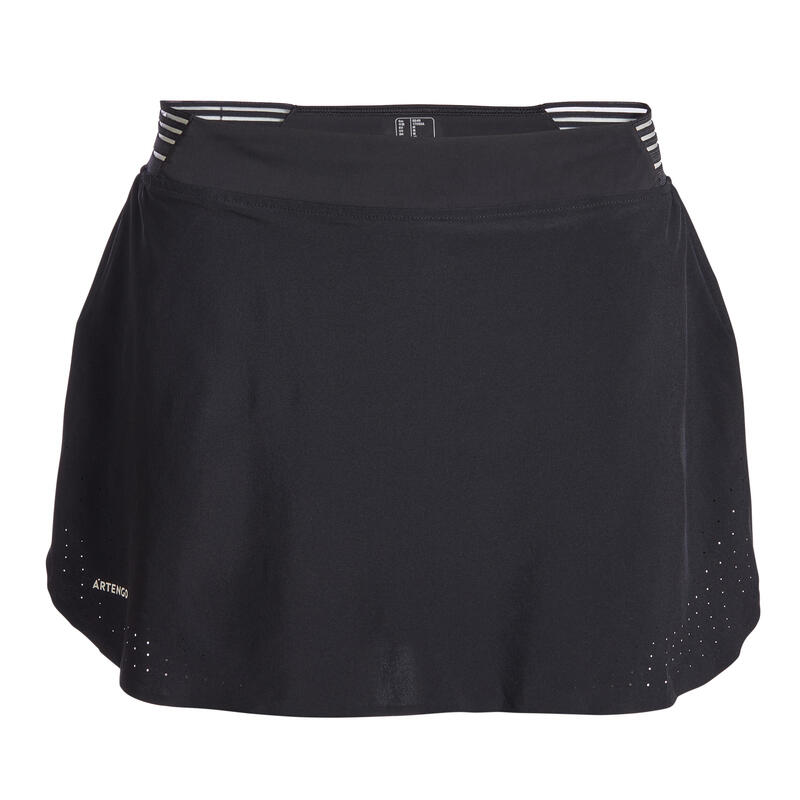女款網球短裙 Light 900 - 黑色