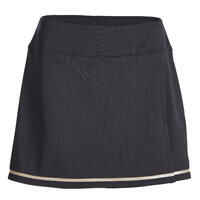 Falda pantalón de tenis mujer Artengo Dry Soft 500 negro