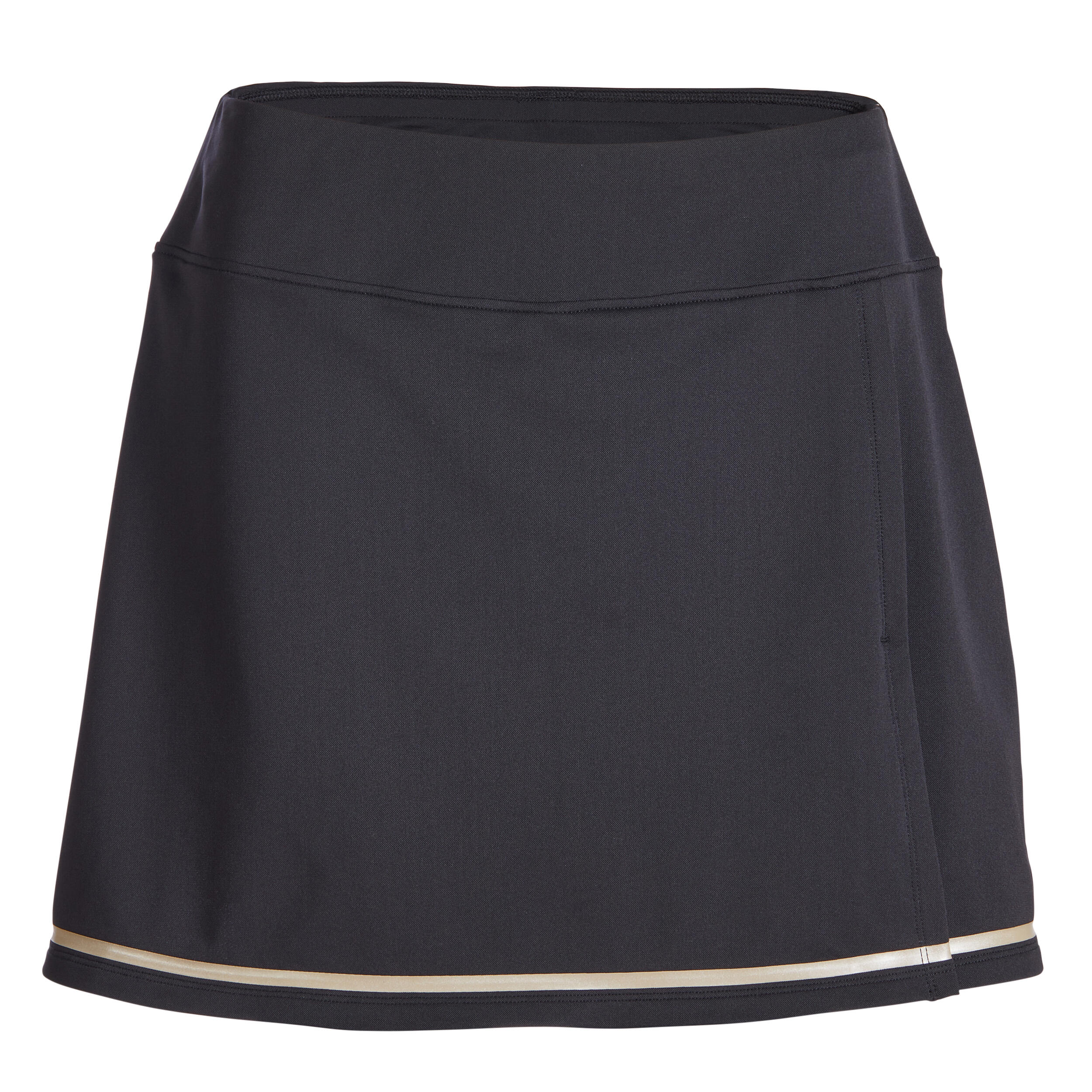 Women's Soft Tennis Skirt - Dry 500 Black - ARTENGO