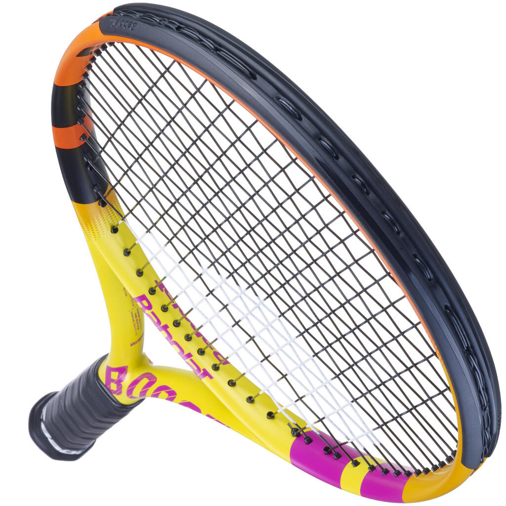 Adult Tennis Racket Boost Rafa -Yellow/Orange/Pink