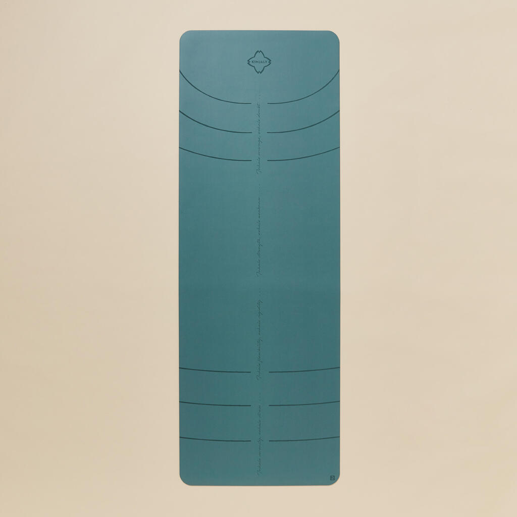 Yoga Mat Grip+ 185CM X 65CM X 3MM - Khaki