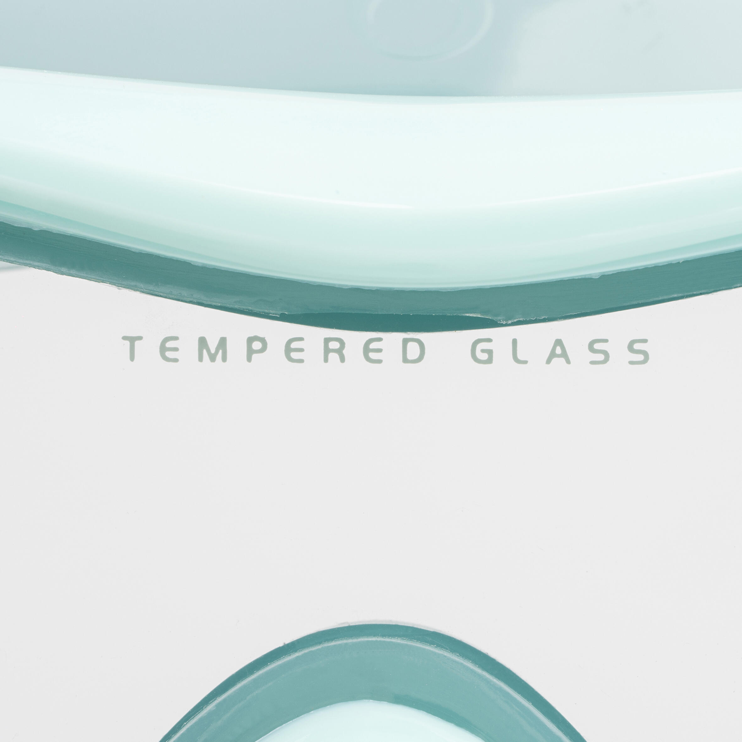 Adult Diving mask 100 comfort pastel mint