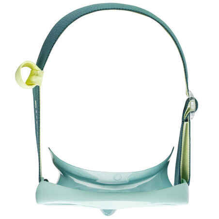 Adult Tempered Glass Snorkelling Mask 520 turquoise.