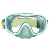 Diving mask 100 comfort pastel mint